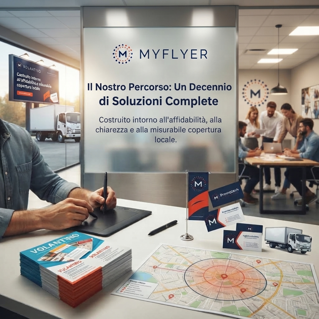 MyFlyer team collaborating on a campaign